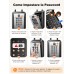 ISEYOU Key Box, Cassetta Chiavi con Codice Ripristinabile con Gancio, Locker Chiavi Combinazione a 12 Cifre da Esterno, Grande Capacità & Resistente alle Intemperie per Ufficio, Garage, Appartamento