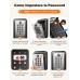 ISEYOU Key Box, Cassetta Chiavi con Codice Ripristinabile Muro, Locker Chiavi Combinazione a 12 Cifre da Esterno, Grande Capacità & Resistente alle Intemperie per Casa, Ufficio, Garage, Appartamento