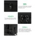 ISEYOU Fanny Pack Waist Packs: Large Crossbody Fanny Packs for Women Men with 5 Zipper Pockets Adjustable Strap Waist Bags Hip Pack for Traveling Cycling Running Hiking-Black