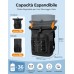 ISEYOU Zaino Termico Rolltop, 24L Grande Zaino Frigo per Uomini & Donne, Impermeabile & Tenuta di Perdite Portatile Borsa Termica Porta Pranzo per Picnic, BBQ, Campeggio, Spiaggia, Escursioni