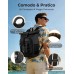 ISEYOU Zaino Termico Rolltop, 24L Grande Zaino Frigo per Uomini & Donne, Impermeabile & Tenuta di Perdite Portatile Borsa Termica Porta Pranzo per Picnic, BBQ, Campeggio, Spiaggia, Escursioni