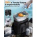 ISEYOU Zaino Termico Rolltop, 24L Grande Zaino Frigo per Uomini & Donne, Impermeabile & Tenuta di Perdite Portatile Borsa Termica Porta Pranzo per Picnic, BBQ, Campeggio, Spiaggia, Escursioni