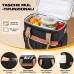 ISEYOU Borsa Termica Porta Pranzo, Apertura Larga Borse Porta Pranzo con 6 Tasche, Grande 14,7L Impermeabile Borsa Frigo con Spallacci Regolabili e Porta Bottiglia per Lavoro, Picnic, Scuola e Viaggi Nero ISEYOU Borsa Termica Porta Pranzo, Apertura Larga Borse Porta Pranzo con 6 Tasche, Grande 14,7L Impermeabile Borsa Frigo con Spallacci Regolabili e Porta Bottiglia per Lavoro, Picnic, Scuola e Viaggi Nero