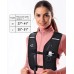 ISEYOU Gilet Running Super Leggero, Gilet da Corsa Riflettente Traspirante per Uomini e Donne, Tasche Multiple, Cintura Regolabile Running Vest per Ciclismo Escursionismo Trekking Trail-L