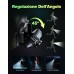 ISEYOU Luce Running, Luce per Corsa Notturna 500 Lumen & USB Ricaricabile, 6 Modalità di Luci, 45° Regolabile, IPX4 Impermeabile con Cinghie Doppie Riflettenti per Jogging, Escursionismo, Campeggio