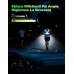 ISEYOU Luce Running, Luce per Corsa Notturna 500 Lumen & USB Ricaricabile, 6 Modalità di Luci, 45° Regolabile, IPX4 Impermeabile con Cinghie Doppie Riflettenti per Jogging, Escursionismo, Campeggio