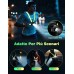 ISEYOU Luce Running, Luce per Corsa Notturna 500 Lumen & USB Ricaricabile, 6 Modalità di Luci, 45° Regolabile, IPX4 Impermeabile con Cinghie Doppie Riflettenti per Jogging, Escursionismo, Campeggio