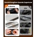 ISEYOU Copertura Barbecue da Esterno, 147 x 61 x 117cm, Telo Copri Barbecue 600D Oxford, Impermeabile, Antivento, Antistrappo, Anti-UV & Antiscolorimento, Copri BBQ per Weber/Campingaz/Napoleon ISEYOU Copertura Barbecue da Esterno, 147 x 61 x 117cm, Telo Copri Barbecue 600D Oxford, Impermeabile, Antivento, Antistrappo, Anti-UV & Antiscolorimento, Copri BBQ per Weber/Campingaz/Napoleon
