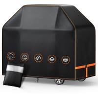 ISEYOU Copertura Barbecue da Esterno, 147 x 61 x 117cm, Telo Copri Barbecue 600D Oxford, Impermeabile, Antivento, Antistrappo, Anti-UV & Antiscolorimento, Copri BBQ per Weber/Campingaz/Napoleon ISEYOU Copertura Barbecue da Esterno, 147 x 61 x 117cm, Telo Copri Barbecue 600D Oxford, Impermeabile, Antivento, Antistrappo, Anti-UV & Antiscolorimento, Copri BBQ per Weber/Campingaz/Napoleon