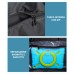 ISEYOU Borsa Mare Grande XXL Famiglia, Borsa Spiaggia Leggera e Pieghevole, Chiusura Zip e Impermeabile,  Multitasche ad Ampia Capacità Borsello Tracolla Donna per Shopping, Viaggio, Campeggio