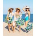 ISEYOU Borsa Mare Grande XXL Famiglia, Borsa Spiaggia Leggera e Pieghevole, Chiusura Zip e Impermeabile,  Multitasche ad Ampia Capacità Borsello Tracolla Donna per Shopping, Viaggio, Campeggio