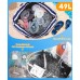 ISEYOU Borsa Mare Donna Grande XXL con Borsa Frigo Staccabile, Borsa Spiaggia Famiglia 49L Impermeabile alla Sabbia con Cerniera, Pieghevole e Leggera Borse Tracolla Per Viaggio, Piscina & Palestra