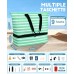 ISEYOU Borsa Mare Donna Grande XXL con Borsa Frigo Staccabile, Borsa Spiaggia Famiglia 49L Impermeabile alla Sabbia con Cerniera, Pieghevole e Leggera Borse Tracolla Per Viaggio, Piscina & Palestra-Verde