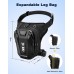 Thigh Bag, Drop Leg Bag for Women Men, Motorcycle Leg Bag with Leg Strap, Expandable Storage Leg Pouch for Racing Bike Cycling Horse Riding Hiking Camping Fishing Travel Outdoor
