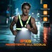 ISEYOU Luce Running 800LM, 6+2 Modalità Luce per Corsa Notturna con Nastro Riflettente, Regolabile di 45°, Impermeabile IPX5 Luci Running Pettorale, Autonomia 4-25 Ore per Ciclismo/Jogging/Campeggio