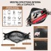 ISEYOU Borsa Tracolla Donna, Borsa a Tracolla in Morbida Pelle PU con Due Spallacci Regolabili Rimovibili Alla Moda, Nero Crossbody Bag per Lavoro Quotidiano, Shopping, Appuntamenti, Viaggi