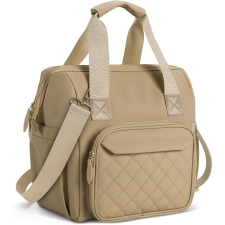 ISEYOU Borsa Termica Porta Pranzo 20L, Borsa Frigo Fodera Anti-Perdite & Ampia Apertura, Riutilizzabile Borse Termica Portatile Multitasche, con Tracolla Regolabile per Lavoro, Ufficio, Picnic, Viaggi