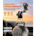 ISEYOU Caricatore Wireless Auto, 15W Supporto Telefono Auto Ricarica Wireless con Auto-Bloccaggio, [Ventosa+Clip] Caricabatterie Wireless Auto Compatibile con iPhone 16 15 Pro Max Plus, Galaxy S22/S23