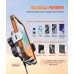 ISEYOU Caricatore Wireless Auto, 15W Supporto Telefono Auto Ricarica Wireless con Auto-Bloccaggio, [Ventosa+Clip] Caricabatterie Wireless Auto Compatibile con iPhone 16 15 Pro Max Plus, Galaxy S22/S23