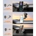 ISEYOU Caricatore Wireless Auto, 15W Supporto Telefono Auto Ricarica Wireless con Auto-Bloccaggio, [Ventosa+Clip] Caricabatterie Wireless Auto Compatibile con iPhone 16 15 Pro Max Plus, Galaxy S22/S23